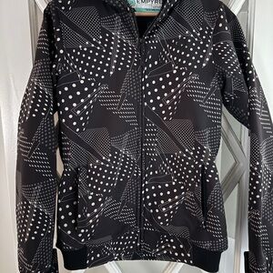 Empyre Women's Softshell Jacket - Black and Purple Accents ski/snowboard jacket